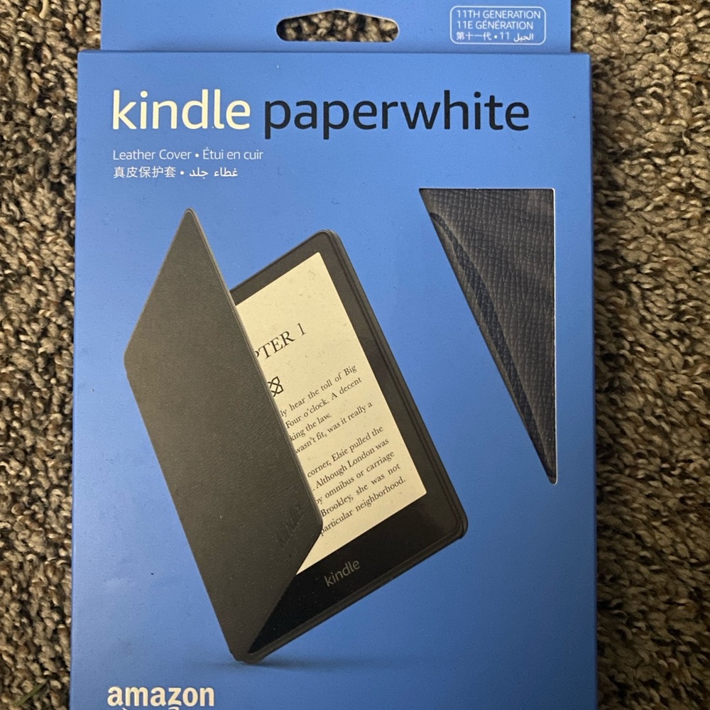 Amazon Kindle Paperwhite Leather Cover - Denim